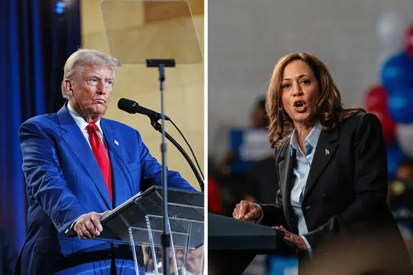 Trump-Harris banter live updates: Harris hits on swarm size, Trump says 'I'm talking'