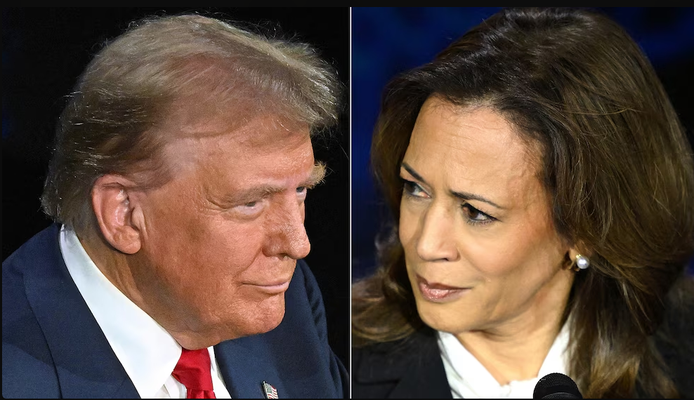 Trump-Harris banter live updates: Harris hits on swarm size, Trump says 'I'm talking'